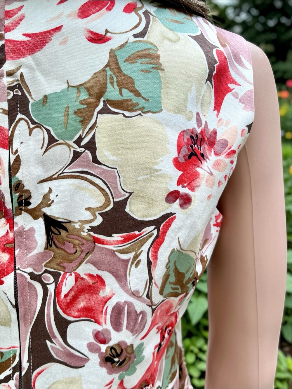 Vintage Y2K Miss Dorby Floral Skirt Set Peplum Top Cottagecore Size 8 - Picture 7 of 10